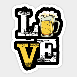 Love Beer Sticker